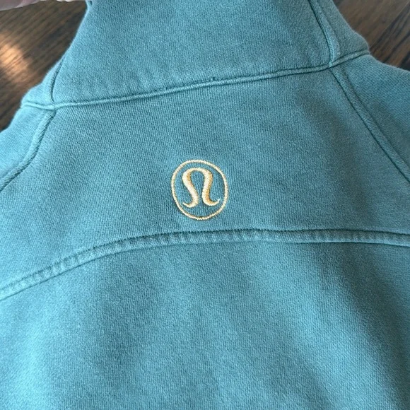 lululemon athletica Sage Green Half-Zip Funnel Sweatshirt - Picture 14 of 14